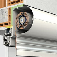 Solar Vorbaurollladen 20 Grad GA Motor Alu Lamellen 37 mm