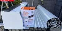 Solar Vorbaurollladen runder Kasten GA Motor Alu Lamellen 39 mm