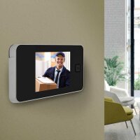 Wohnungseingangstür SET weiß, CPL inklusive Türblatt, Block-Zarge und Beschlag