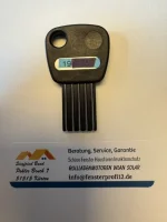 ABUS Seccor Elektronischer Chip Schlüssel für CodeLoxx Kontaktbahnen Edelstahl